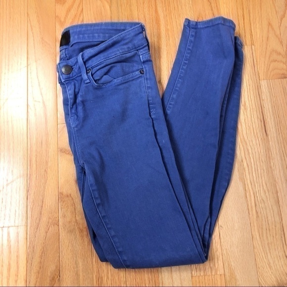 Vince skinny ankle periwinkle blue jeans - Picture 5 of 9